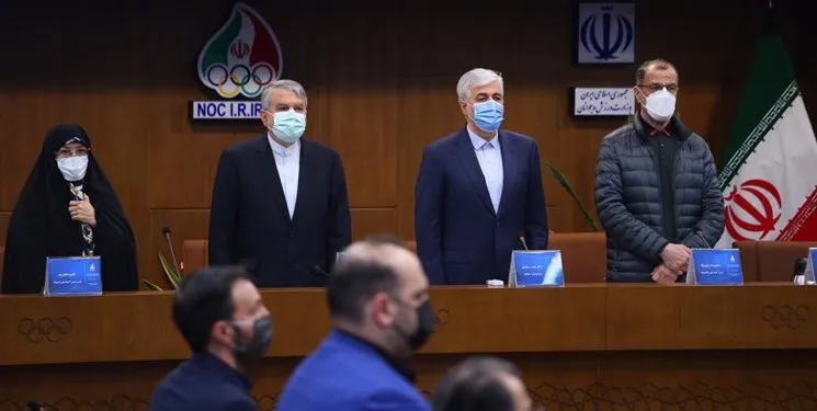 وزیر ورزش، مجمع کمیته المپیک را بدون هیچ حرفی ترک کرد