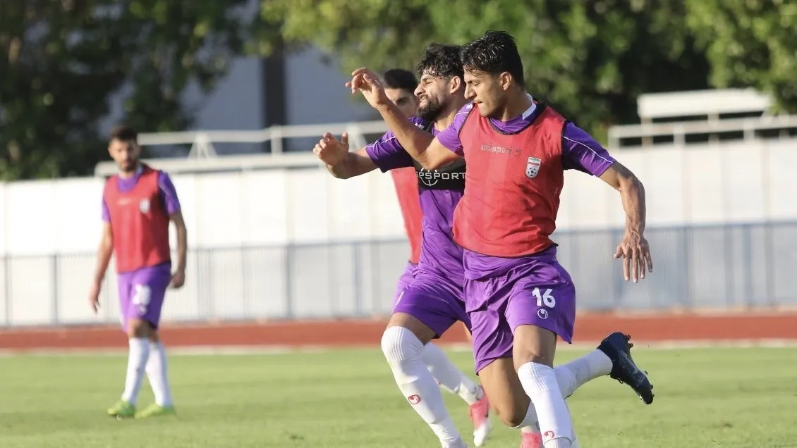 تمرين تيم اميد با حضور نمايندگان AFC