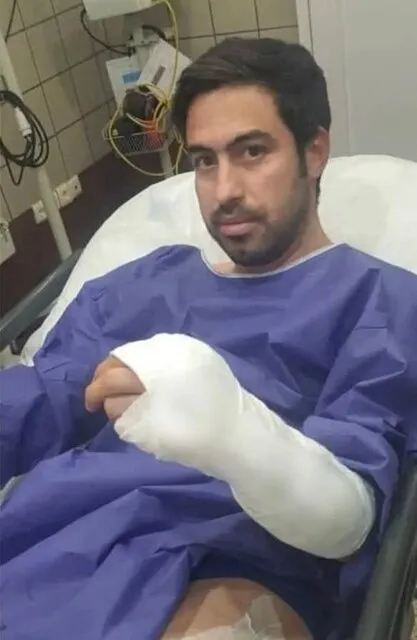 مجروح شدن خسرو حیدری بر اثر حمله زورگیرها