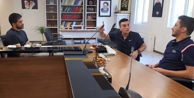 جلسه بنا با رئیس فدراسیون کشتی برگزار شد