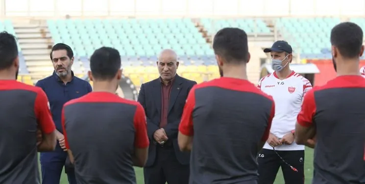 جلسه ویژه در محل تمرین پرسپولیس