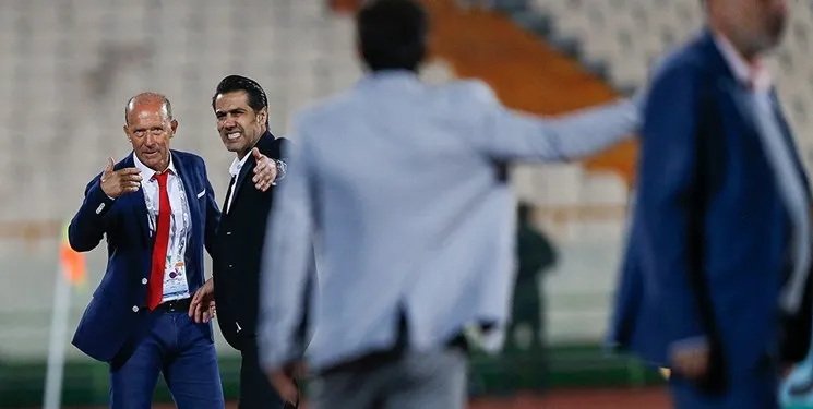 جلسه انصاری‌فرد با کالدرون و پیروانی در اردوی پرسپولیس