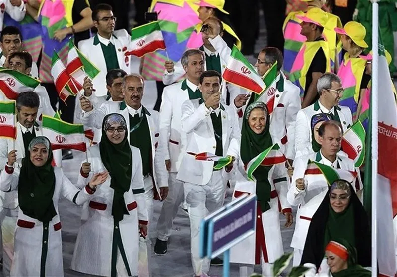 رژه کاروان ایران با ۵ مربی، ۱۸ ورزشکار و لباس رسمی