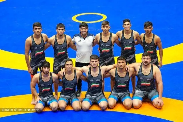 قهرمانی تیم کشتی فرنگی ایران در مسابقات جوانان جهان