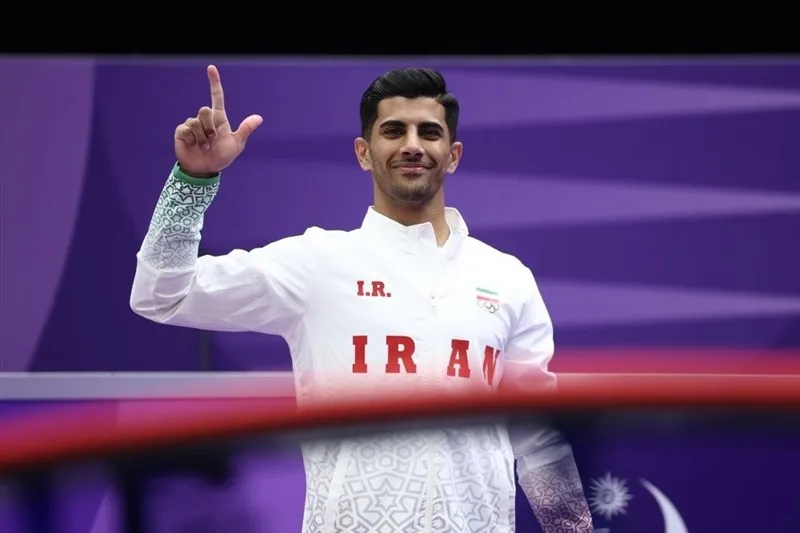 ژیمناستیک ایران به دومین مدال خود در بازی‌های آسیایی ناگویا رسید