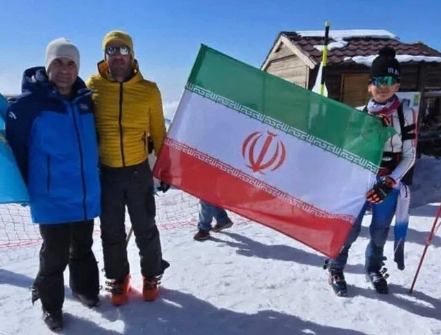 حرکت جوانمردانه اسکی باز نوجوان ایرانی