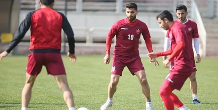 آخرین تمرین پرسپولیس پیش از دیدار با نفت مسجد سلیمان