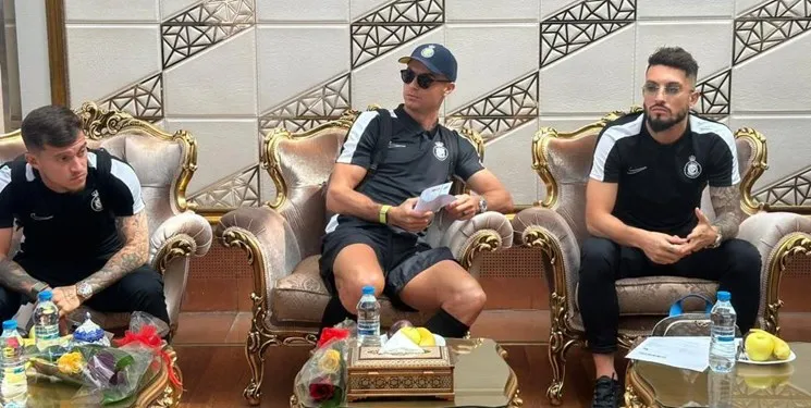 کاروان النصر با رونالدو وارد تهران شد
