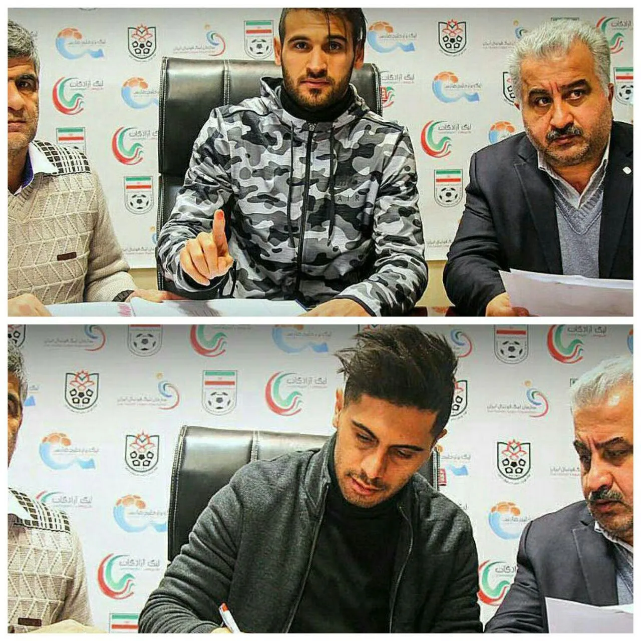 عکس/ نوراللهی و عالیشاه رسما قرارداد بستند