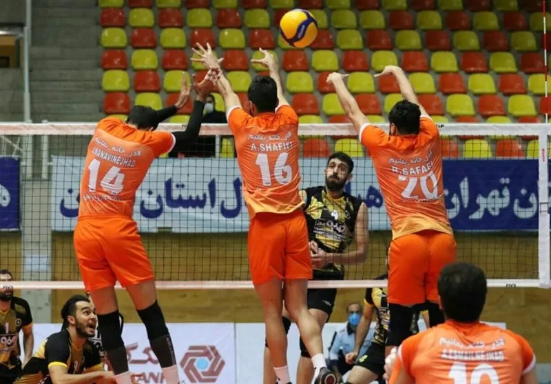 لیگ برتر والیبال/ سایپا برنده آخرین جدال نیم فصل