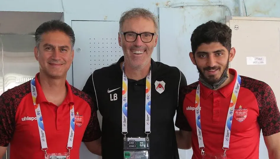 خوش و بش 2 پرسپولیسی با بلان + عکس