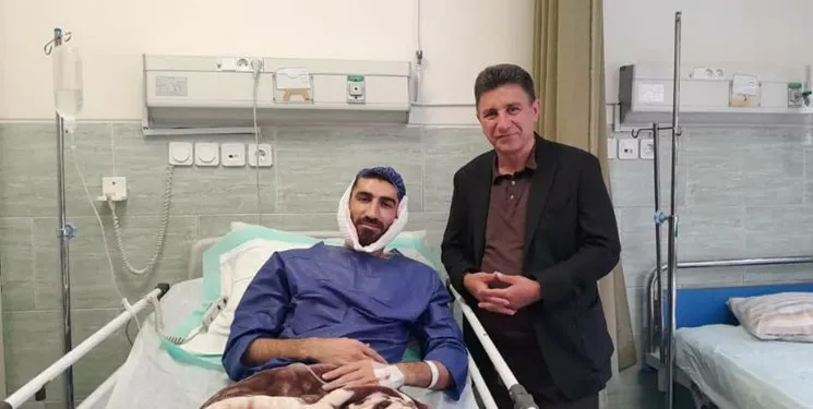قلعه‌نویی و مدیرعامل پرسپولیس به عیادت بیرانوند رفتند