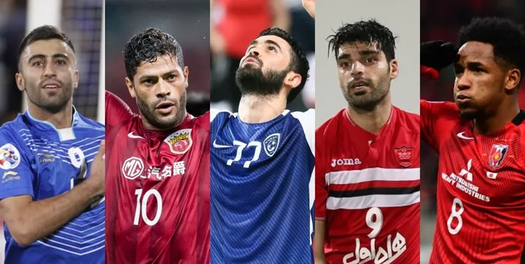 رقابت رضایی و طارمی برای کسب عنوان بهترین مهاجم لیگ قهرمانان آسیا 2017