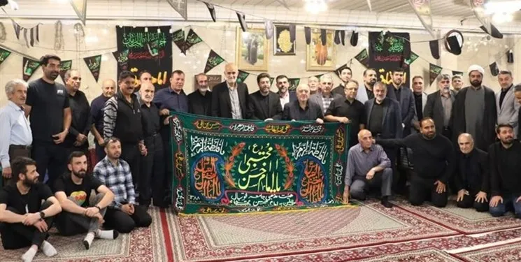حضور گسترده جامعه ورزش در سوگ امام جعفر صادق (ع)