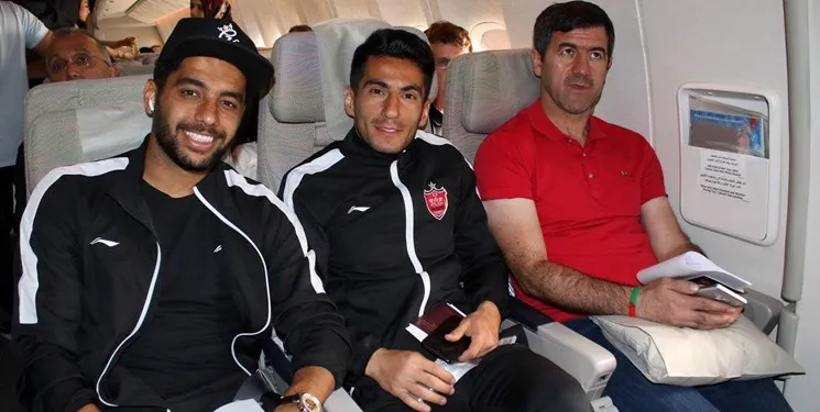 تیم فوتبال پرسپولیس راهی امارات شد