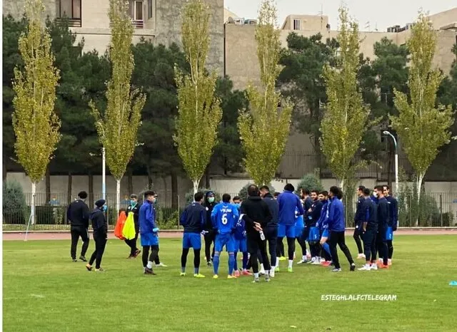 گزارش تمرین استقلال/ مصدومیت مظاهری جدی نبود