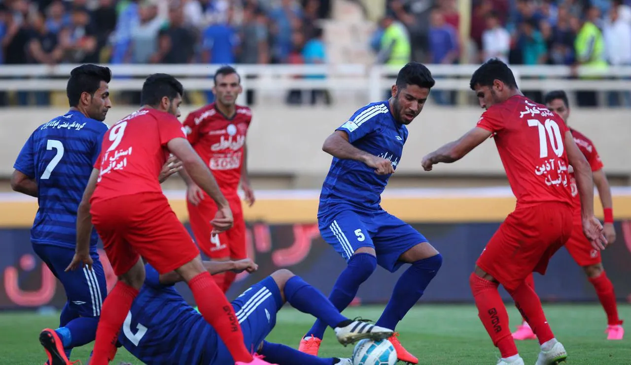 آبی های خوزستان و قرمزهای تهران در آزمون یازدهم!/پرسپولیس 6 - استقلال خوزستان 1