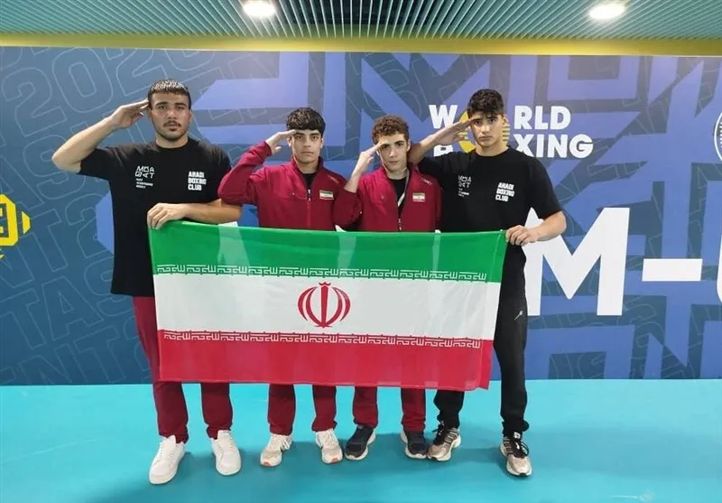 ۴ مدال دستاورد نوجوانان بوکس ایران در آسیا