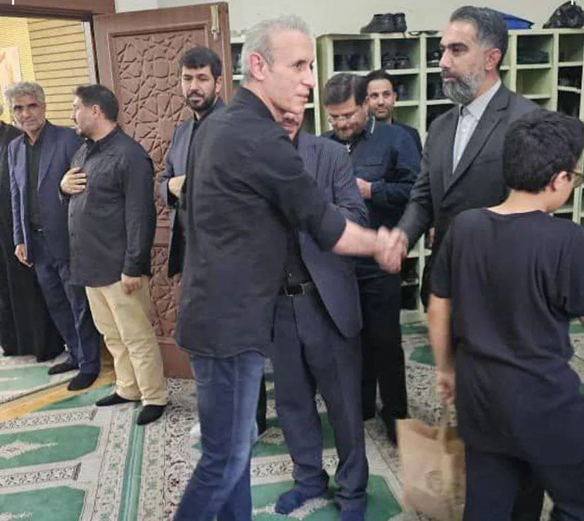 حضور یحیی گل‌محمدی در مراسم بزرگداشت شهید موسوی+ عکس