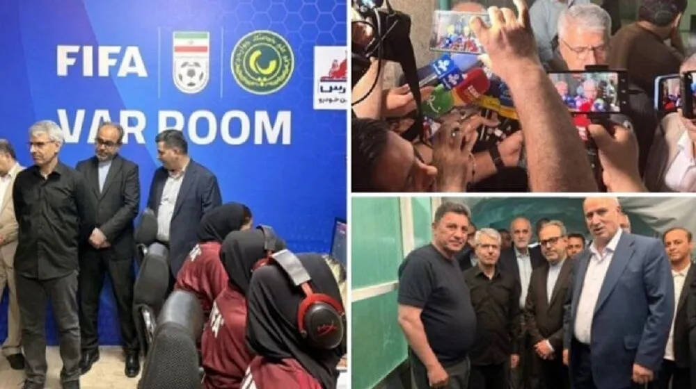 حضور سخنگوی وزارت امور خارجه در اردوی تدارکاتی تیم ملی فوتبال