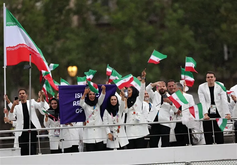المپیک پاریس زیر باران افتتاح شد