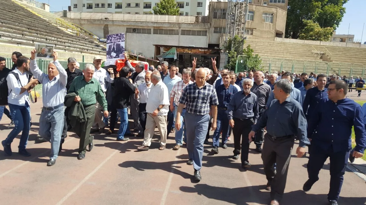 مراسم تشییع پیکر بهمنش برگزار شد