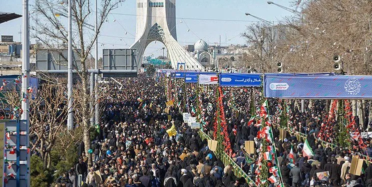 حضور پرشور جامعه ورزش کشور در راهپیمایی ۲۲ بهمن