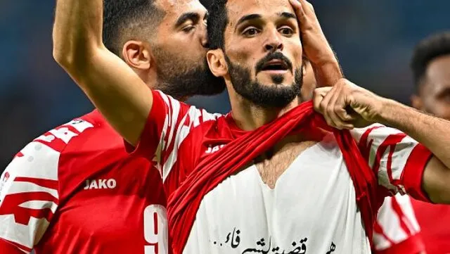 واکنش بازیکن اردن به جریمه AFC: فدای فلسطین!