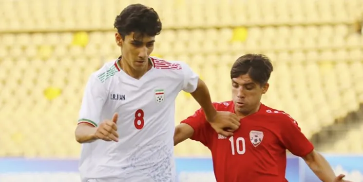 پیروزی نوجوانان فوتبال ایران مقابل افغانستان