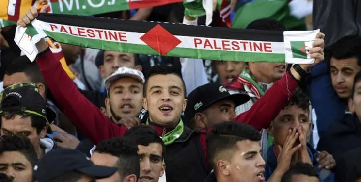 سنگ تمام فدراسیون فوتبال الجزایر برای فلسطین