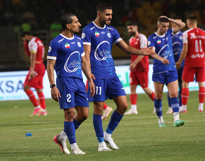 گزارش تصویری دیدار تیم های استقلال و پرسپولیس