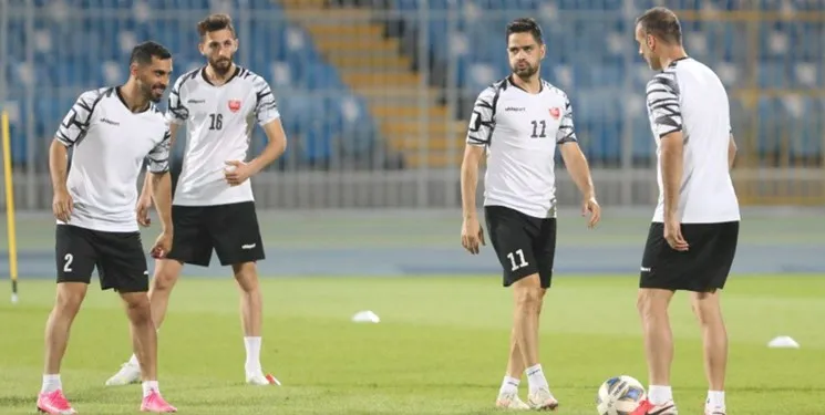 پرسپولیس نیامده از سفر در کاظمی تمرین کرد