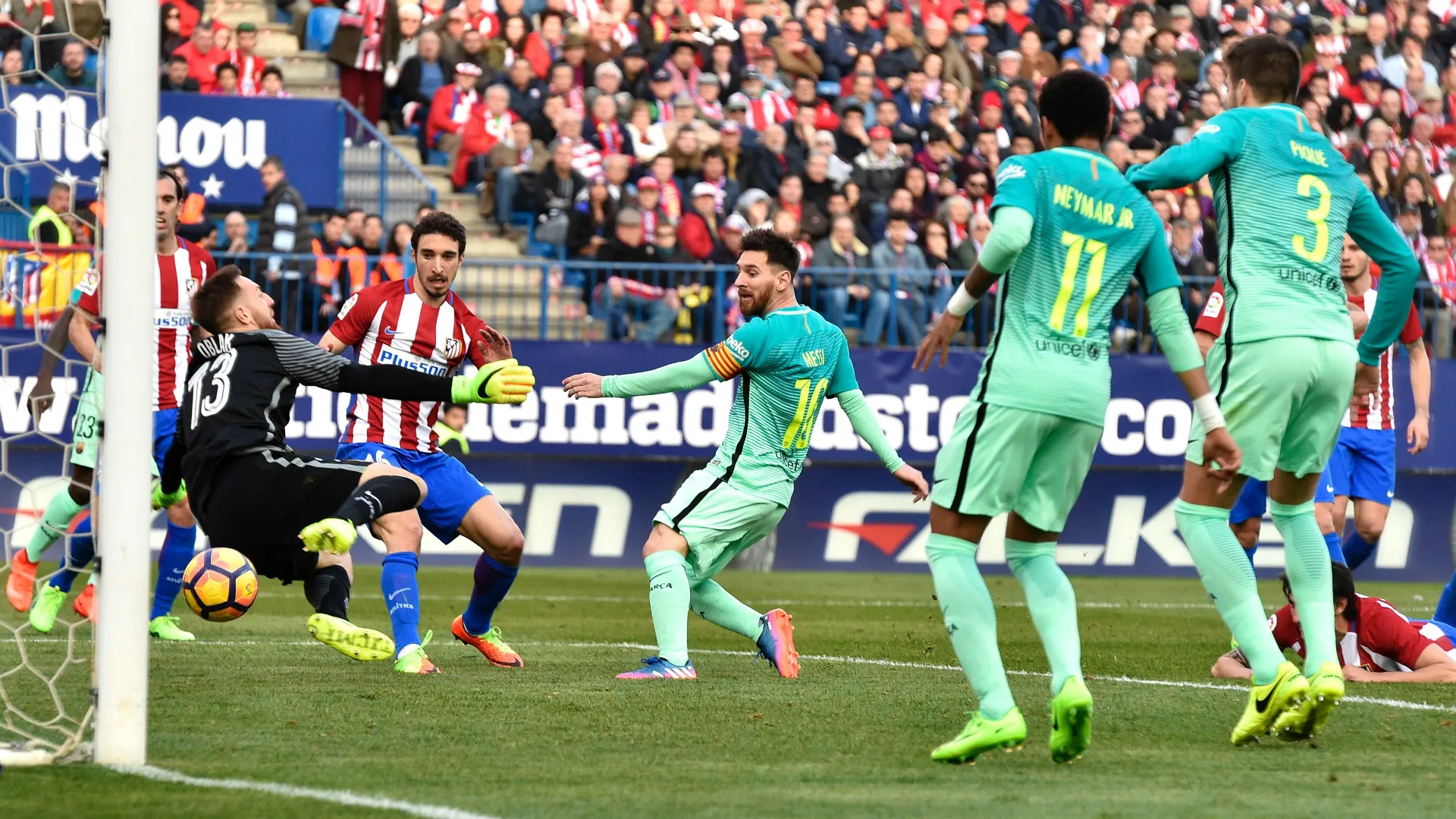پیروزی سخت بارسا مقابل آتلتیکو