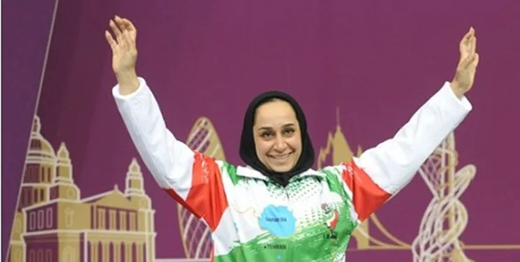 جام‌جهانی پاراتیراندازی العین/ مدال طلا بر گردن ساره جوانمردی