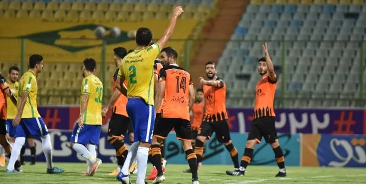 توقف پرگل مس رفسنجان مقابل نفت آبادان