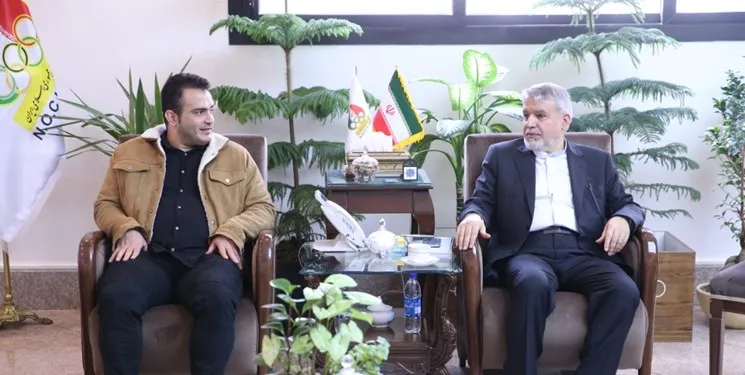 دیدار سهراب مرادی با رئیس کمیته ملی المپیک