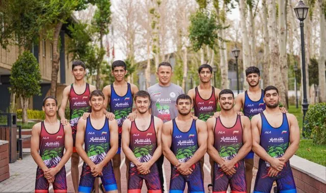 تیم کشتی فرنگی نوجوانان ایران بر بام جهان