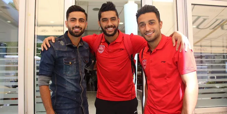 حضور محرمی در تمرین پرسپولیس