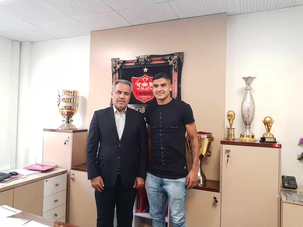 حضور مهاجم برزیلی در تمرین پرسپولیس