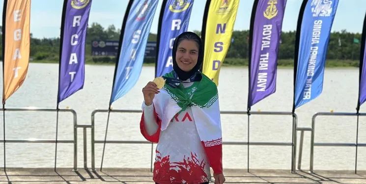 روئینگ جوانان آسیا/ مدال طلای تک‌نفره به ایران رسید