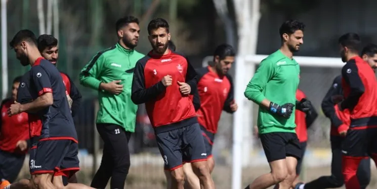 گزارش آخرین تمرین پرسپولیس قبل از بازی با گل‌گهر