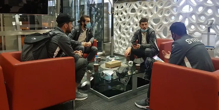 کاروان تیم ملی سوریه وارد تهران شد