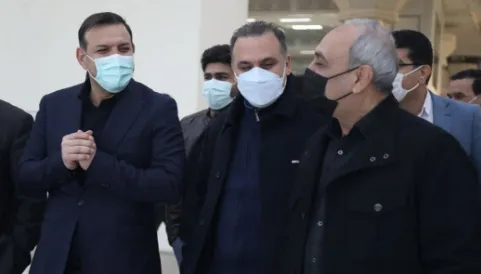 حضور عزیزی‌خادم در اهواز و دیدار با گرشاسبی