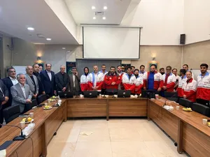 ملی‌پوشان دوومیدانی در لباس هلال احمر