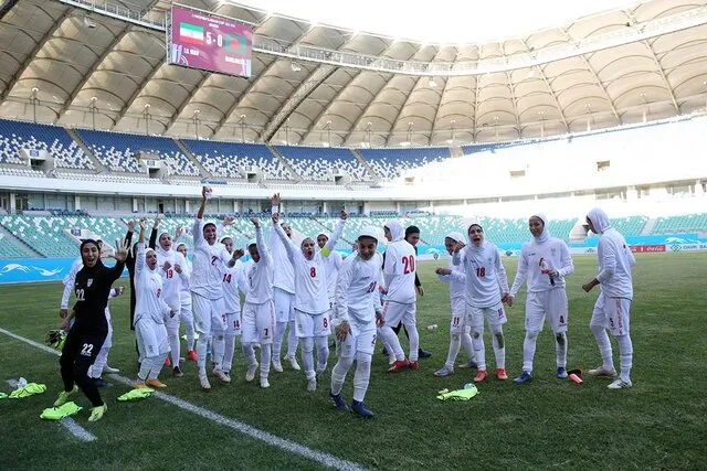 صعود زنان فوتبال ایران به مرحله نهایی جام ملت‌ها