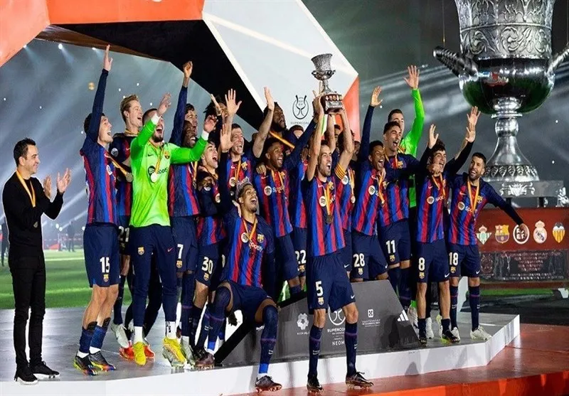  بارسلونا با فتح ال‌کلاسیکو قهرمان سوپرجام اسپانیا شد