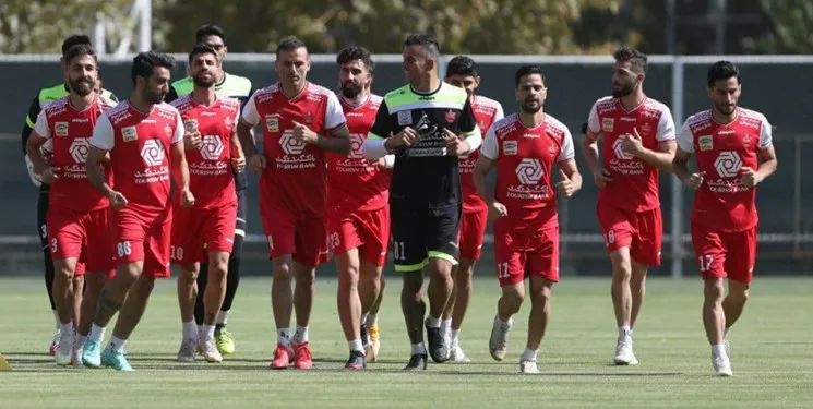 تمرین پرسپولیس با حضور سرمربی تیم امید