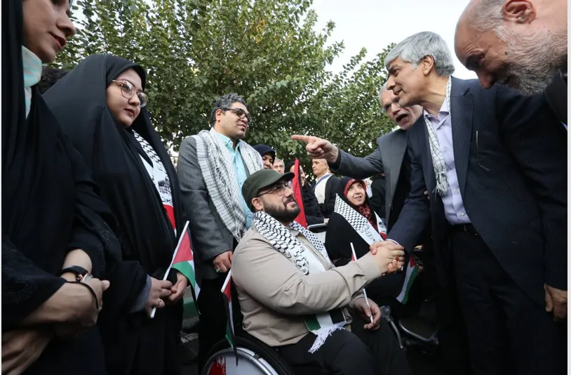 حضور پرشور جامعه ورزش در راهپیمایی ضدصهیونیستی