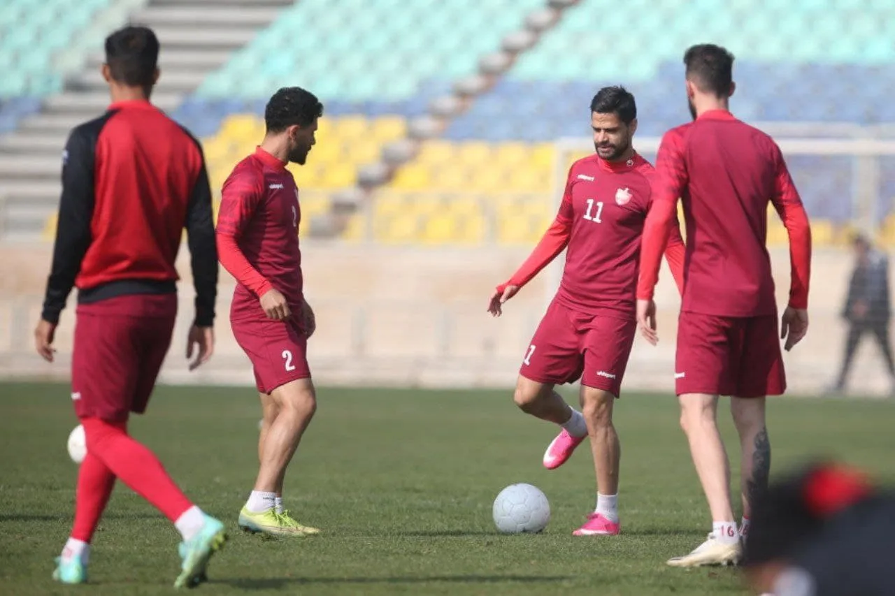 گزارش تمرین امروز پرسپولیسی‌ها