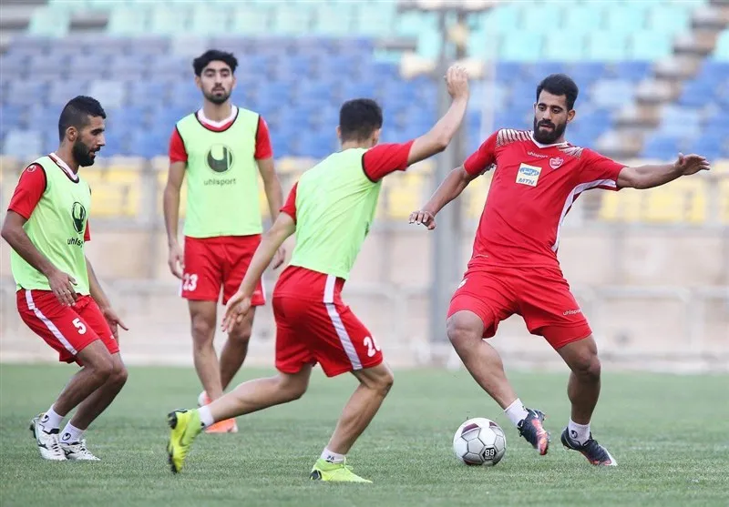گزارش تمرین پرسپولیس/ بازی درون تیمی شاگردان کالدرون و حلالی